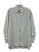 Nili Lotan Size XS White & Blue Pin Stripe Long Sleeve Button Down Collar Top White & Blue / XS