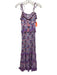 Bell by Alicia Bell Size XS Purple, Pink & Blue Silk & Cotton Floral Dress Purple, Pink & Blue / XS