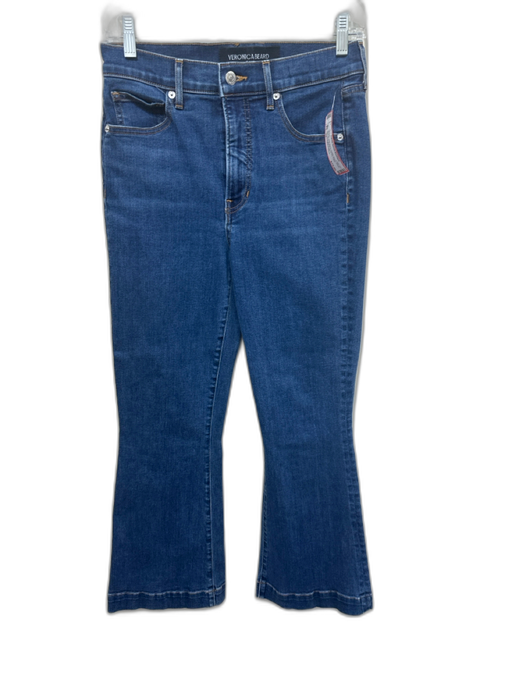 Veronica Beard Jeans Size 28 Medium dark wash Cotton Blend Denim High Rise Jeans Medium dark wash / 28
