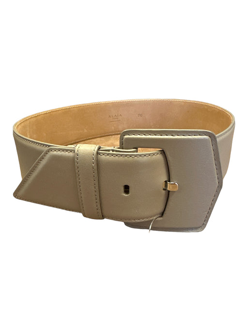 Alaia Taupe Leather Belts Taupe / 70