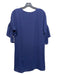 Crosby Size XS Navy Blue Polyester V Neck Ruffle Sleeve Detail 1/2 sleeve Dress Navy Blue / XS