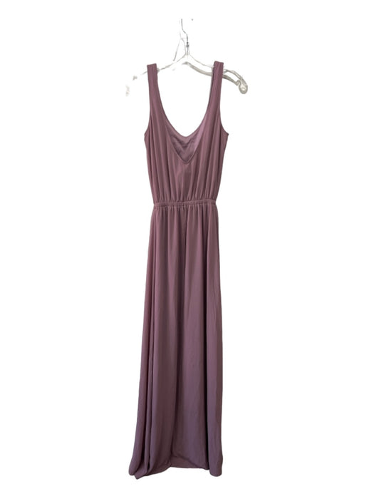 Show Me Your Mumu Size XXS Mauve Pink Polyester V Neck Sleeveless Maxi Dress Mauve Pink / XXS