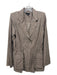 Donna Karan Size 12 Brown Lyocell blend 2 Buttons Elastic Waist Blazer Jacket Brown / 12