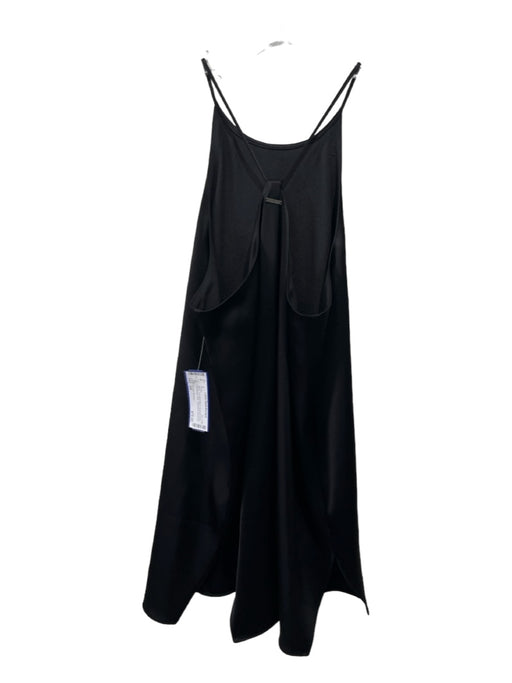 Halston Heritage Size XS Black Triacetate Blend Spaghetti Strap Racerback Dress Black / XS