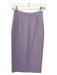 Roland Mouret Size XS Pale Purple Wool Blend Pencil High Rise Back Slit Skirt Pale Purple / XS
