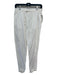 Onia Size S White COTTON & LINEN Elastic Drawstring Straight cuff Pants White / S