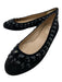 Valentino Shoe Size 39.5 Black Suede Embellished Round Toe closed heel Flats Black / 39.5