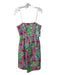 Lilly Pulitzer Size 10 Pink Green White Cotton Floral Strapless Boning Dress Pink Green White / 10