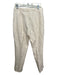 Oscar by Oscar de la renta Size 10 Beige & Red Linen Blend Pinstripe Pants Beige & Red / 10