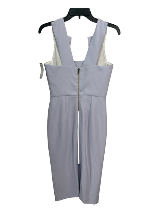 Roland Mouret Archive Size 6 Lavendar Polyester Blend Sleeveless Cocktail Dress Lavendar / 6