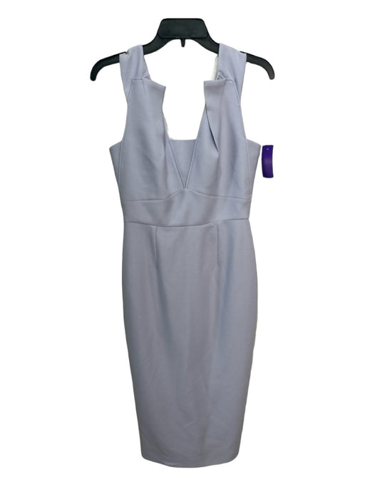 Roland Mouret Archive Size 6 Lavendar Polyester Blend Sleeveless Cocktail Dress Lavendar / 6