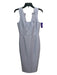 Roland Mouret Archive Size 6 Lavendar Polyester Blend Sleeveless Cocktail Dress Lavendar / 6