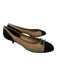 Bottega Veneta Shoe Size 38.5 Black & Beige Jute round toe Woven Bow Pumps Black & Beige / 38.5