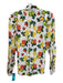 Equipment Size S White & Multi Silk Fruit Collared Button Up Long Sleeve Top White & Multi / S