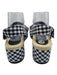 Rag & Bone Shoe Size 39.5 Blue & White Canvas Platform Open Toe gingham Sandals Blue & White / 39.5