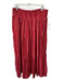 Wrap London Size 14 Red & White Cotton Blend Tiered Striped Elastic Waist Skirt Red & White / 14