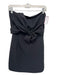 Likely Size 8 Black Polyester Strapless Bow Applique Mini Dress Black / 8