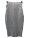 Sheike Size XS Gray Viscose Blend Knit Tie Waist Elastic Waist Midi Skirt Gray / XS