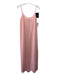 Ter Et Bantine Size 42/M Light Pink Polyester Spaghetti Strap Maxi Dress Light Pink / 42/M