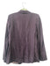 Diane Von Furstenberg Size 6 Dark Purple Viscose 2 Buttons Bound Pocket Jacket Dark Purple / 6