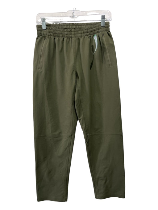 Outdoor Voices Size XS Olive Green Polyester Zip Pockets Low Rise Straight Pants Olive Green / XS