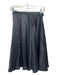 Giorgio Armani Size XS/4 Black Silk A-line Knee Length Skirt Black / XS/4