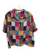 The Great Size 3 Red, Blue & Mulit Cotton Button Up Half Sleeve Checkered Top Red, Blue & Mulit / 3