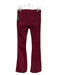 Maje Size 34 Burgundy Red Cotton Corduroy Zip & Button Bell Bottom Pants Burgundy Red / 34