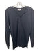 Helmut Lang Size S Black Wool Long Sleeve V Neck Quarter Button Ribbed Top Black / S