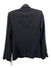 Zadig & Voltaire Size 34 Black Poly Blend 1 Button Shoulder Pads Blazer Jacket Black / 34