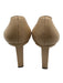 St John Shoe Size 6.5 Beige & Black Leather Pointed Toe Block Heel Pumps Beige & Black / 6.5