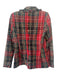 Rachel Zoe Size S Red, Green & Black Polyester & Acrylic Plaid Blazer Jacket Red, Green & Black / S