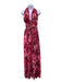 Bronx & Banco Size XS Red, Pink & Orange Polyester & Silk Assymetrical Dress Red, Pink & Orange / XS