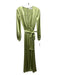 Elliatt Size XS Light Green Polyester Surplice Back Zip Long Sleeve Gown Light Green / XS