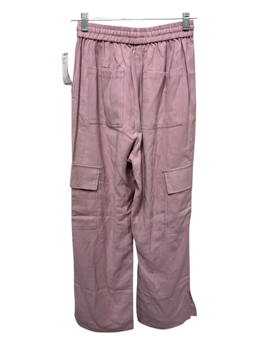 Deluc Size S Pastel Purple Wide Leg Drawstring Waist Cargo Pants Pastel Purple / S
