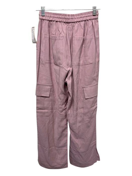Deluc Size S Pastel Purple Wide Leg Drawstring Waist Cargo Pants Pastel Purple / S