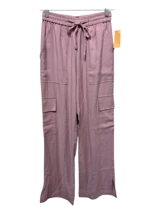 Deluc Size S Pastel Purple Wide Leg Drawstring Waist Cargo Pants Pastel Purple / S