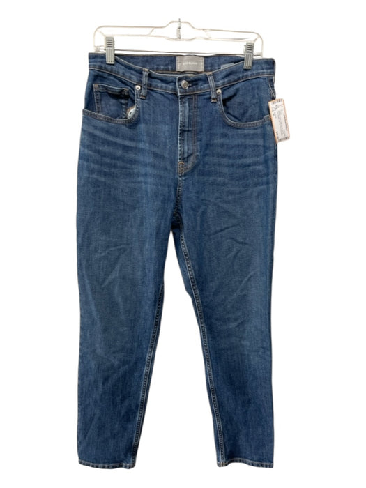 Everlane Size 30 Medium Wash Cotton Denim Zip Fly Slim Straight Leg Jeans Medium Wash / 30