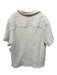 Oas Size L Cream Cotton Waffle Short Sleeve V Neck Collar Sweater Cream / L