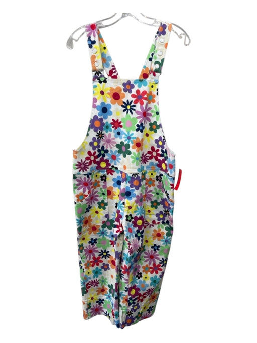 Mira Mikati Size 40 White, Red & Multi Cotton Patch Pocket Flowers Jumpsuit White, Red & Multi / 40