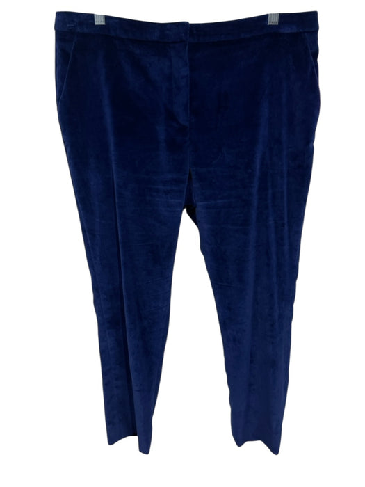 Altuzarra Size 42 Navy Cotton Velvet Cropped Pants Navy / 42
