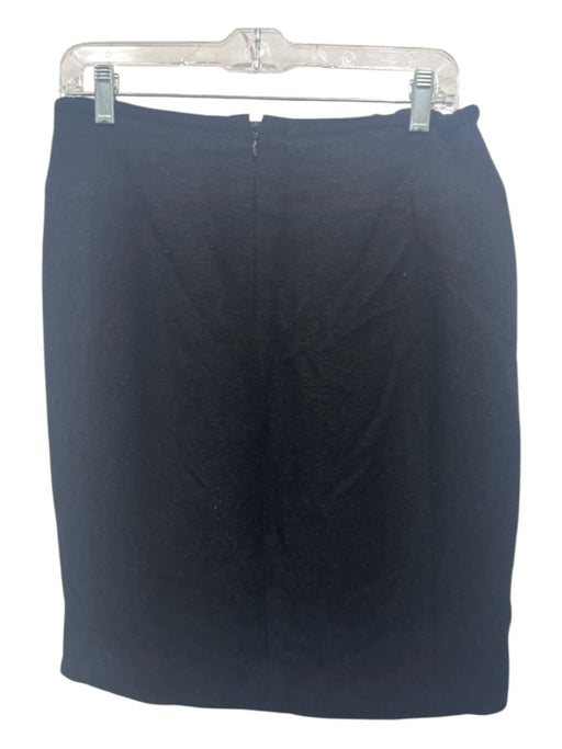 Chanel Size M Black No Fabric Tag Boucle Elastic Waist Pockets Above Knee Skirt Black / M