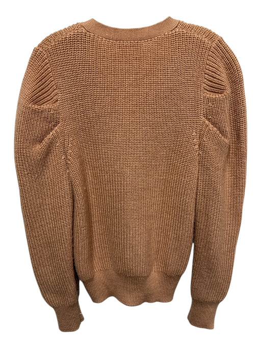 5a7 Cinq a Sept Size M Brown Polyester Blend Button Up Knit Long Sleeve Cardigan Brown / M