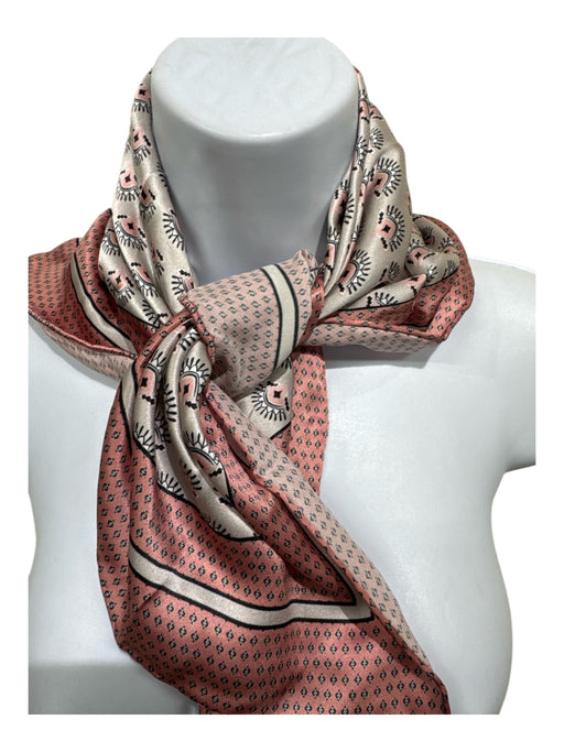 Intermix Pink, Black, Multi Silk All Over Print scarf Pink, Black, Multi / One Size