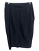 Prada Size 42 / S Black Knee Length Side Zip Pencil Skirt Black / 42 / S