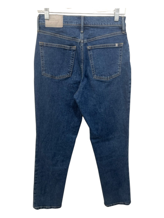 Everlane Size 26 Medium Wash Cotton Blend High Rise Zip & Button Jeans Medium Wash / 26