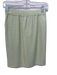 St John Collection Size 2 Lime Green Wool Blend Elastic Waist Skirt Lime Green / 2