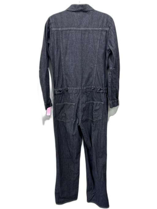Marithe + Francois Girbaud Size M Dark Gray Cotton Denim Pockets Jumpsuit Dark Gray / M