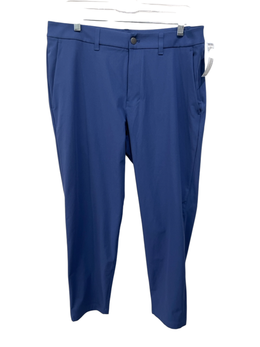Lululemon Size 33 Blue Synthetic Solid Khaki Athleisure Men's Pants Blue / 33