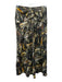 IRO Size 32 Black, yellow & orange Viscose Blend Metallic Thread Midi Skirt Black, yellow & orange / 32